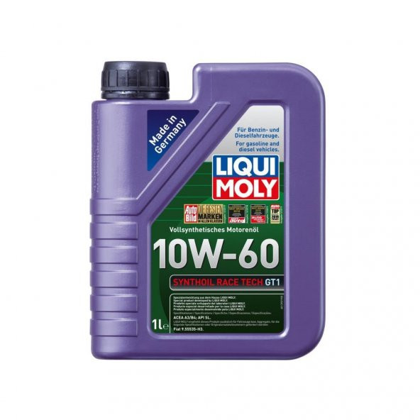 Liqui Moly Synthoil Race Tech GT1 10W-60 Motor Yağ 1 Lt (8908) ürün görseli 1