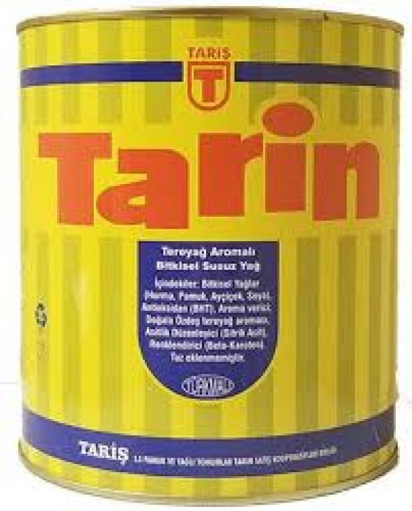 TARİN 1820 GR TEREYAĞ AROMALI BİTKİSEL SUSUZ YAĞ ürün görseli 1
