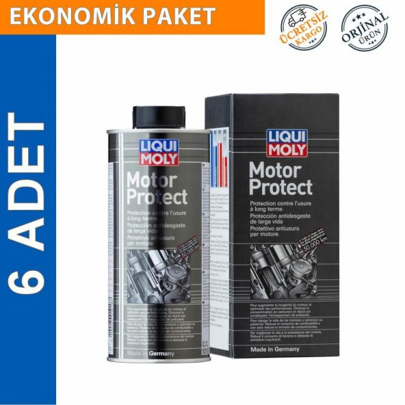 Liqui Moly Motor Protect 500 ML Sentetik Yağ Katkısı (6 Adet) (1018) ürün görseli 1