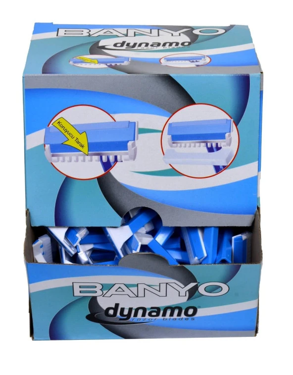 Dynamo 100 Adet Erkek Banyo Kullan At Tıraş Bıçağı ürün görseli 1