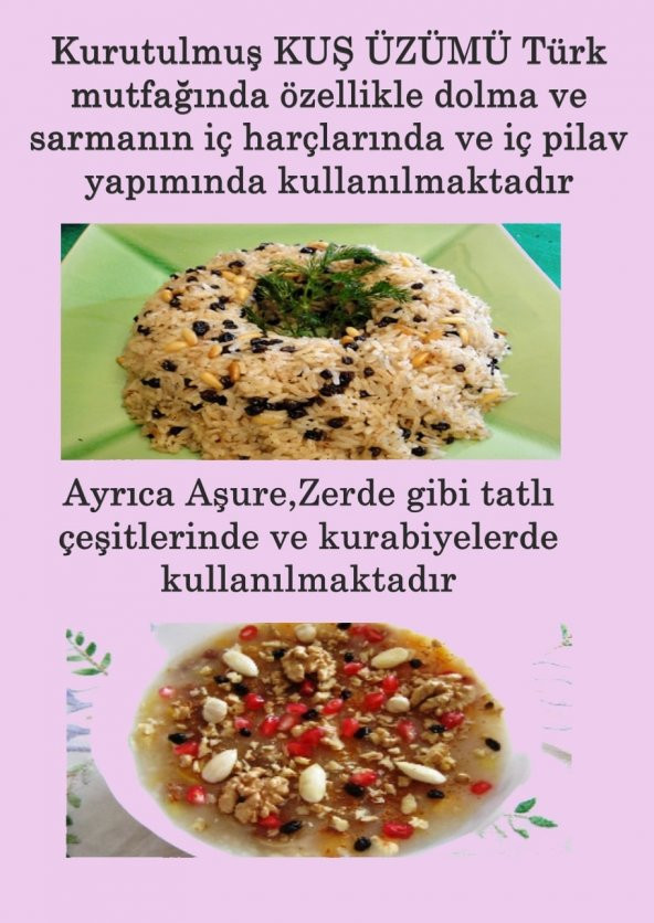 Kuş Üzümü 1000 gr Parmak Baharat ürün görseli 1