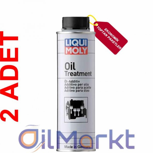 Liqui Moly Oil Treatment 300 ML Motor Yağ Bakımı Katkısı (2 Adet) (2180) ürün görseli 1