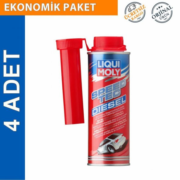 Liqui Moly Speed Tec Dizel Yakıt Katkısı 250 ML (4 Adet) (3722) ürün görseli 1