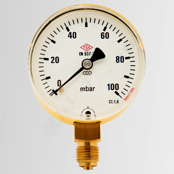 0-100 mbar Çap 63 Manometre ürün görseli 1