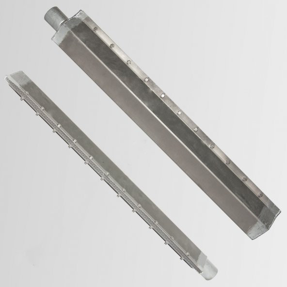 40 cm Long Lamel Mızıka Brülör Krom ürün görseli 1