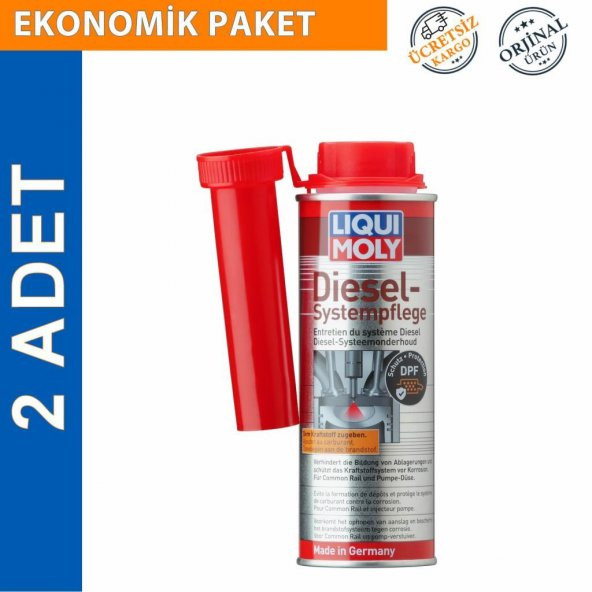 Liqui Moly Dizel Sistem Temizleyici Yakıt Katkısı 250 ML (2Adet) (5139) ürün görseli 1
