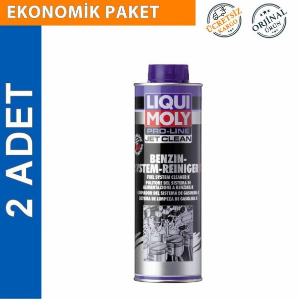 Liqui Moly JetClean Benzin Sistem Temizleyici 500 ML (2 Adet) (5152) ürün görseli 1