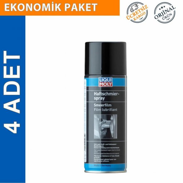 Liqui Moly Sıvı Gres Tutunma Spreyi 400 ML (4 Adet) (4084) ürün görseli 1