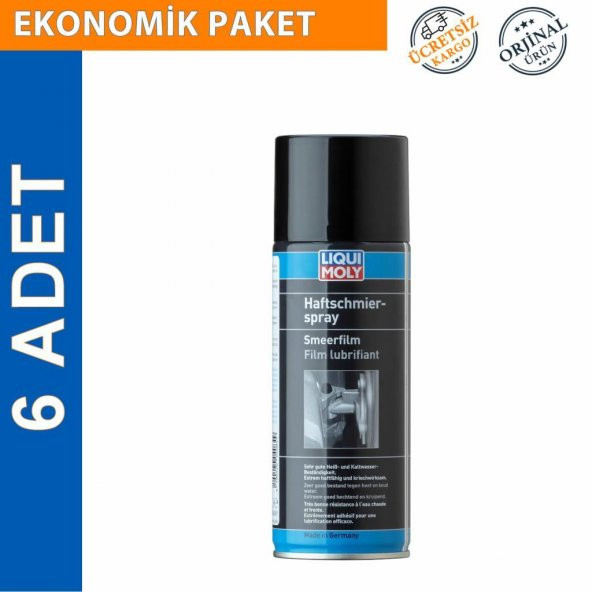 Liqui Moly Sıvı Gres Tutunma Spreyi 400 ML (6 Adet) (4084) ürün görseli 1