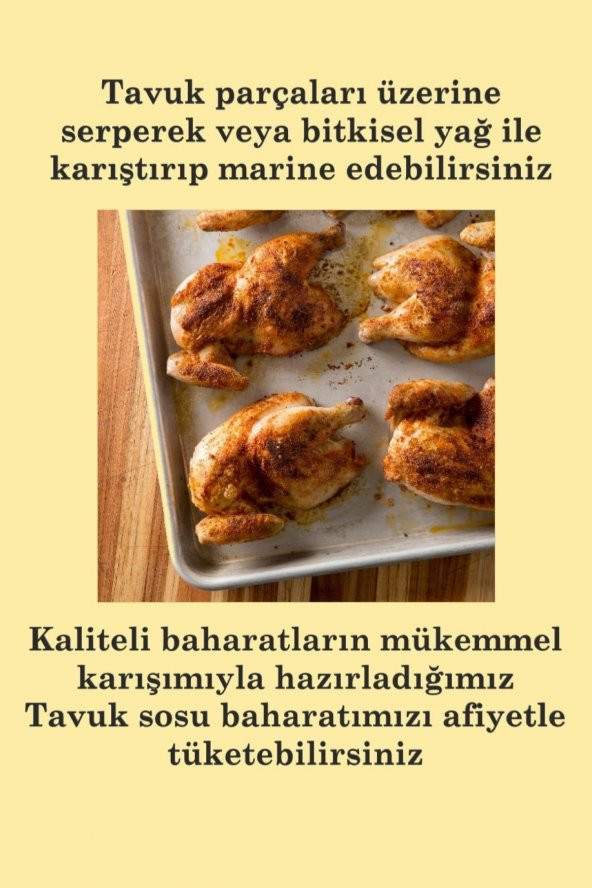 Tavuk Sosu Baharatı 1000 gr Parmak baharat ürün görseli 1