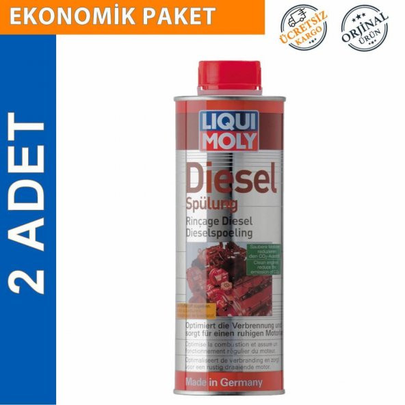 Liqui Moly Dizel Enjektör ve Yanma Odası Temizleyici 500 ML (2 Adet) (5170) ürün görseli 1