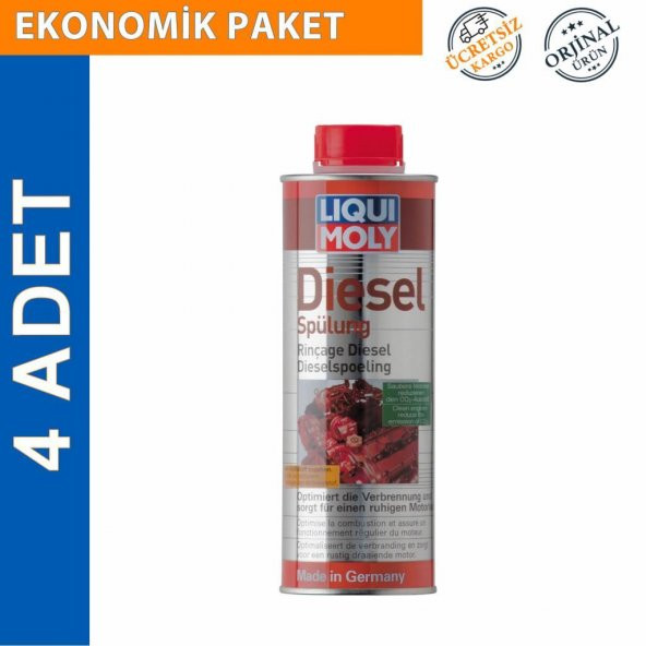 Liqui Moly Dizel Enjektör ve Yanma Odası Temizleyici 500 ML (4 Adet) (5170) ürün görseli 1