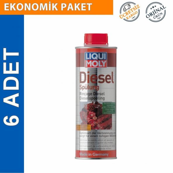 Liqui Moly Dizel Enjektör ve Yanma Odası Temizleyici 500 ML (6 Adet) (5170) ürün görseli 1