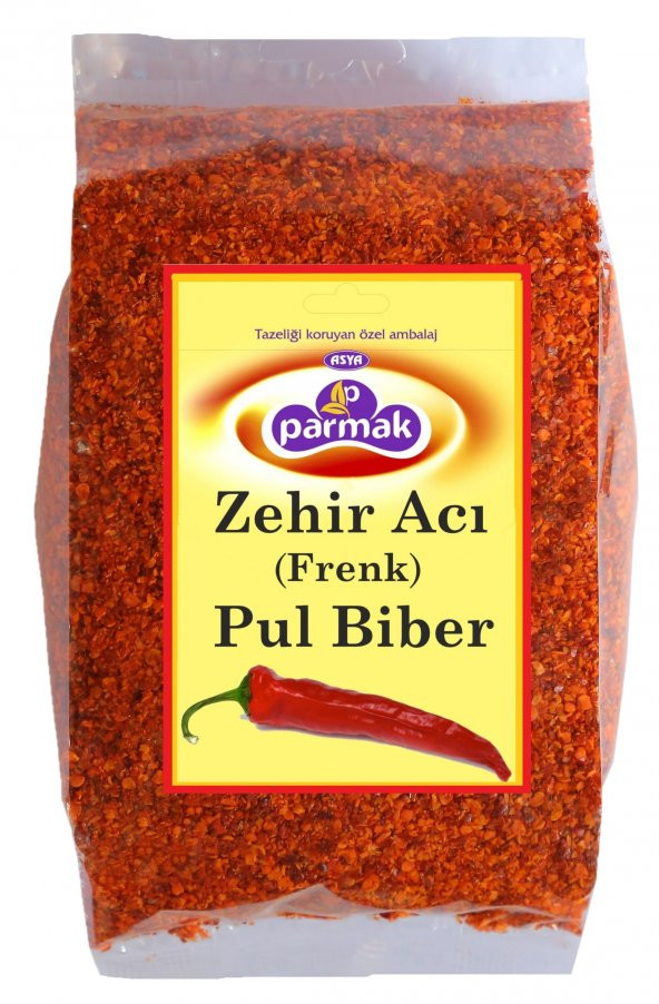 Zehir Çok Acı Pul biber 250 gr Parmak baharat acı pul biber ürün görseli 1