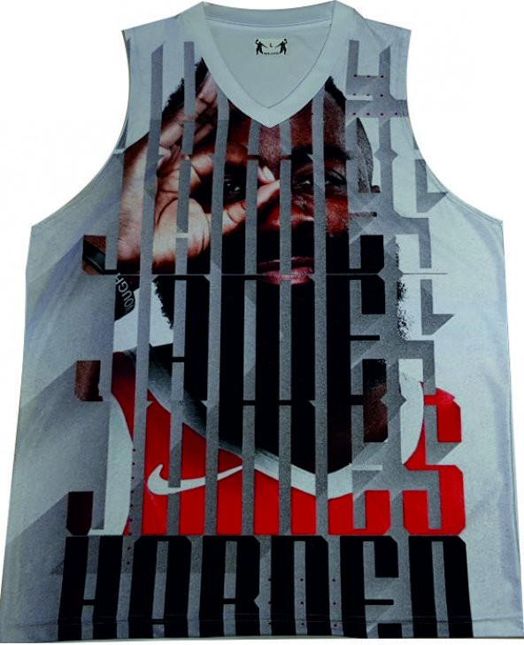 JAMES HARDEN FACE BASKETBOL FORMA İLLUSTRATOR - Resim 2