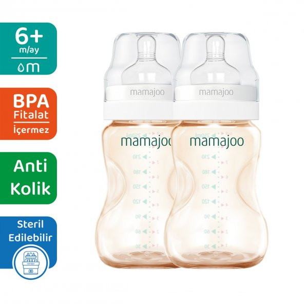 Mamajoo Gold İkili Biberon 250ml - Resim 7