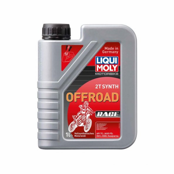 Liqui Moly 2T OffRoad Race 1 Lt Tam Sentetik Motor Yağı (3063) ürün görseli 1