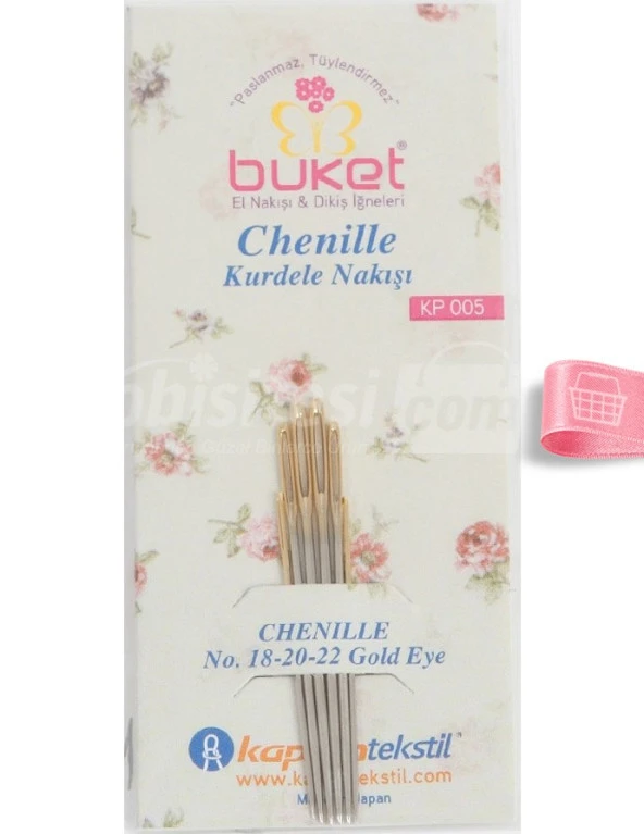 Buket Kurdele Nakış İğnesi - KP005 ürün görseli 1