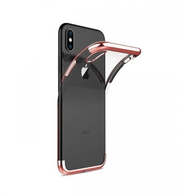Ceponya iPhone XR 6.1 İnce Köşeleri Renkli Şeffaf Kamera Korumalı Kılıf ürün görseli 1