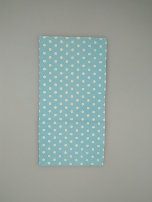 KESE KAĞIDI MAVİ PUANLI 10X18CM 1ADET ürün görseli 1