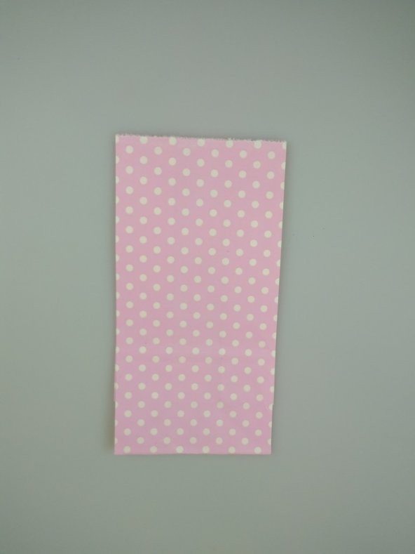 KESE KAĞIDI PEMBE PUANLI 10X18CM ürün görseli 1