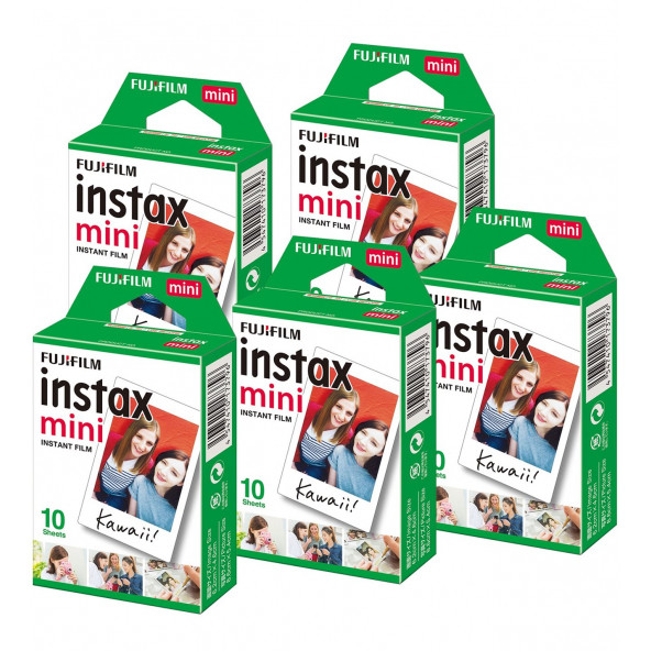 Fuji İnstax Mini 7-8-9-11-25 -70 için 50'li Fotoğraf filmi ürün görseli 1