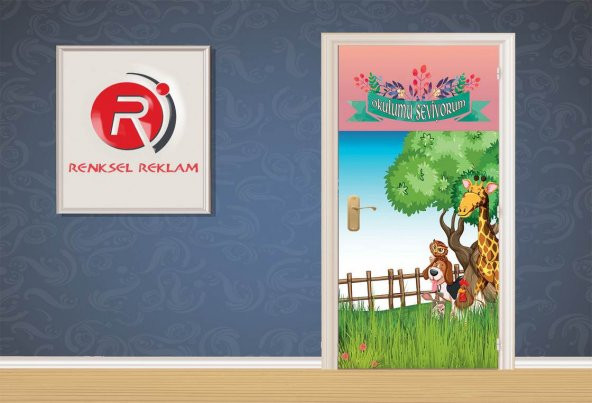 Anaokulu Kapı Giydirme-5 - Resim 2