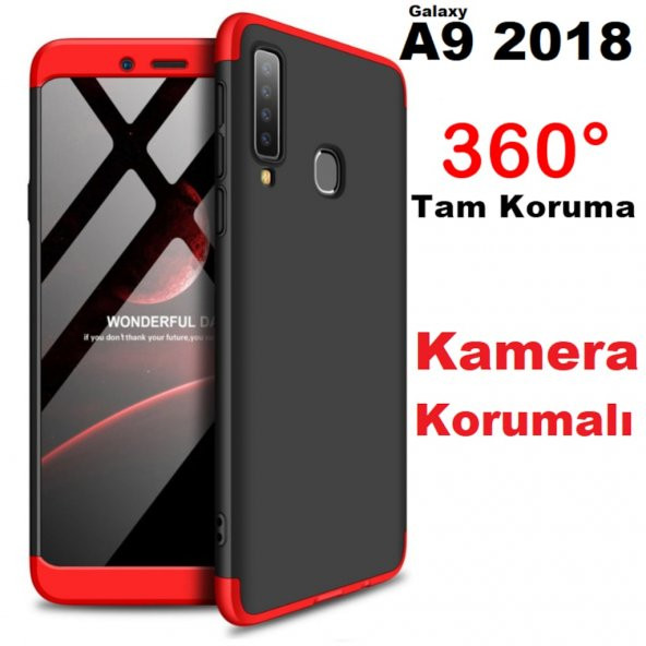 Samsung Galaxy A9 2018 Zore 360 Derece Kaliteli Tam Koruma Ays Kılıf ürün görseli 1