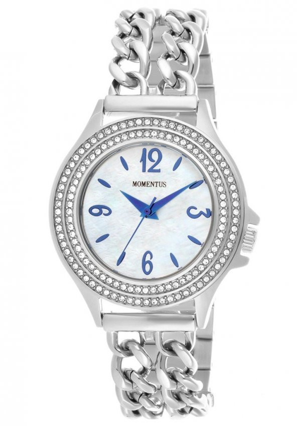 MOMENTUS DW297S-09SS ÇİFT ZİNCİRLİ KADIN KOL SAATİ ürün görseli 1