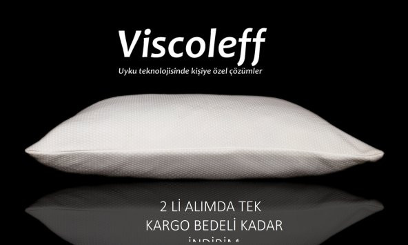 2li Visco Dolgulu Ortopedik Visco Yastık Eko Paket ürün görseli 1