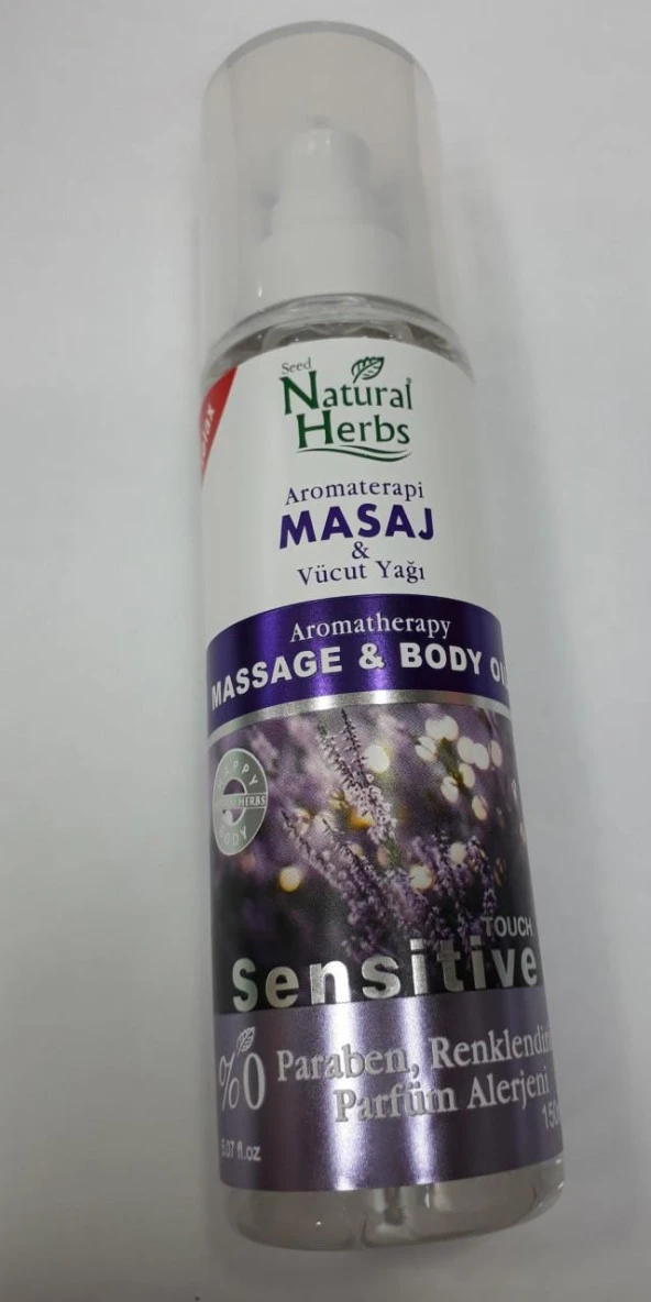 Natural Herbs Aromaterapi Masaj & Vücut Yağı 150 ml ürün görseli 1