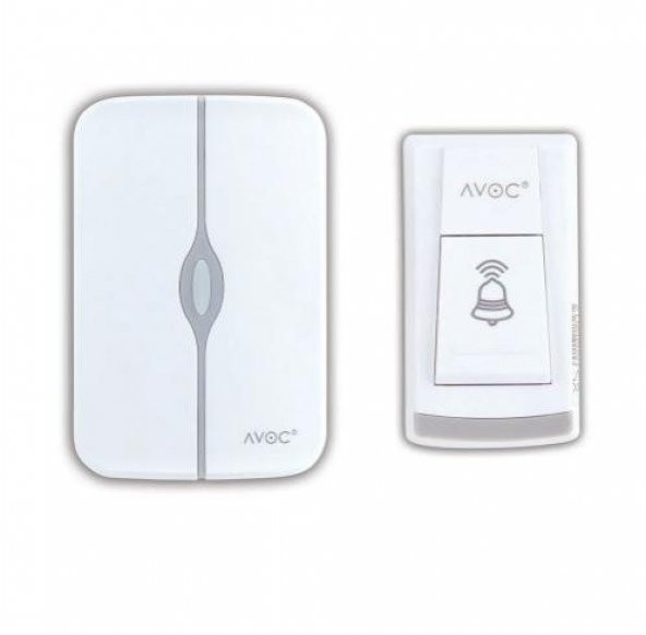 100 metre Etkili 36 Melodili Uzaktan Kumandalı Wireless Kablosuz Kapı Zili 1 Panel 1 Buton ürün görseli 1