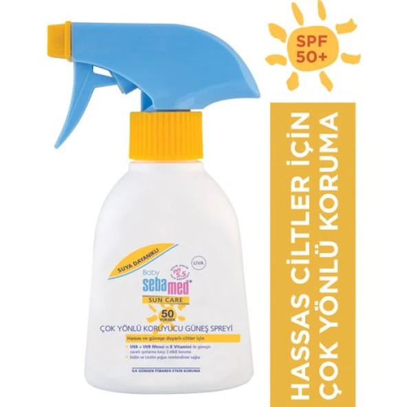 Sebamed Baby Sun Sprey SPF 50 200ml ürün görseli 1