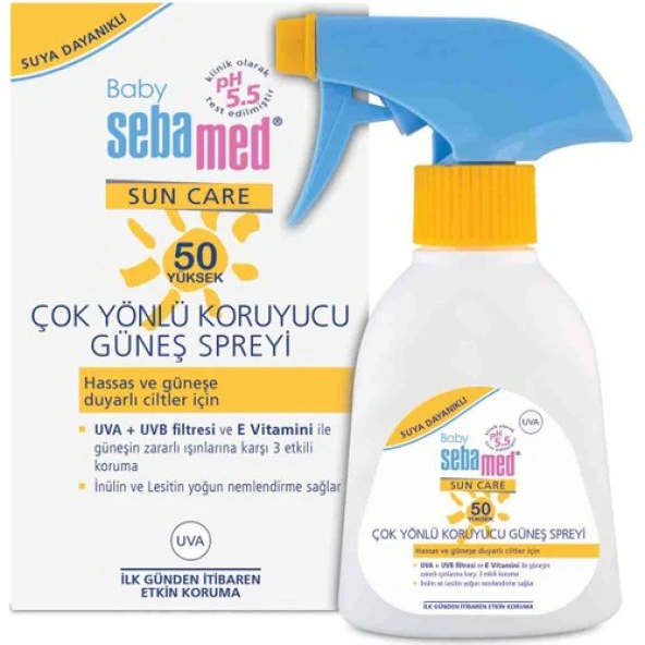 Sebamed Baby Sun Sprey SPF 50 200ml - Resim 4