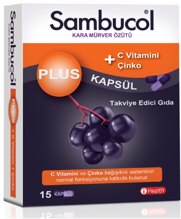 Sambucol Plus 15 Kapsül ürün görseli 1