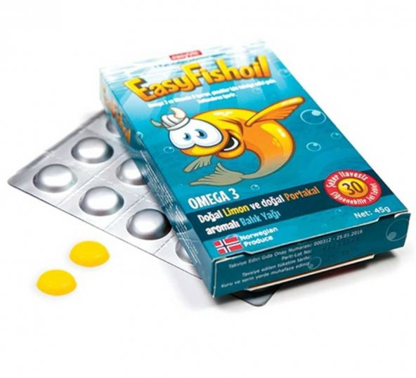 EasyFishoil Çiğnenebilir Jel 30 Tablet - Resim 2