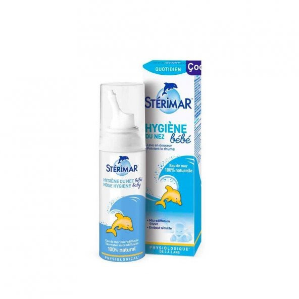 Sterimar Baby Deniz Suyu Burun Açıcı Sprey (0-3 yaş) 100 ML ürün görseli 1