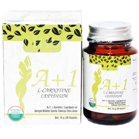 A1 L-Carnitine Lepidium Bitkisel 30 Kapsül - Resim 6