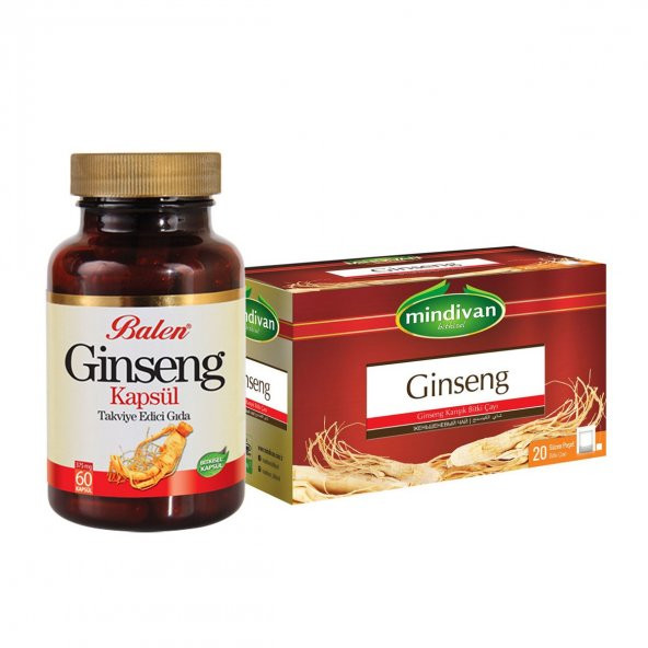 Zindelik SET Ginseng Kapsül + Çay ürün görseli 1