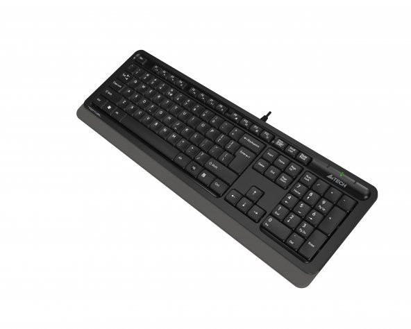 A4 TECH FK10 FN-MULTİMEDYA Q KLAVYE USB GRİ - Resim 2