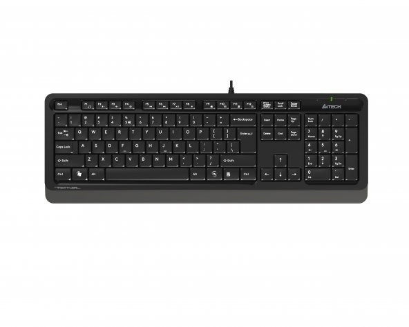 A4 TECH FK10 FN-MULTİMEDYA Q KLAVYE USB GRİ - Resim 3