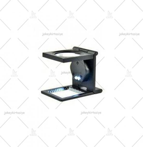 LED ışıklı Metraj ayarlı katlanabilir Profesyonel ölçüm Büyüteci ürün görseli 1