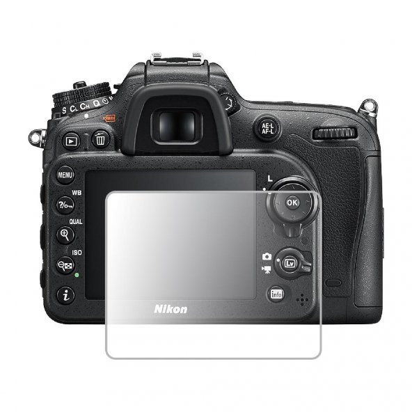 Nikon D7200 Fotoğraf Makinesi için Ekran Koruyucu st03224-12128 ürün görseli 1