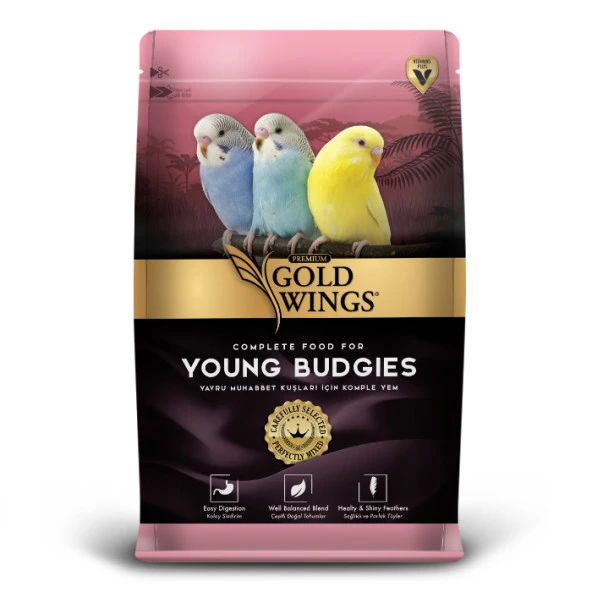 Gold Wings Premium Yavru Muhabbet Yemi 1 kg Skt:10/2027 ürün görseli 1