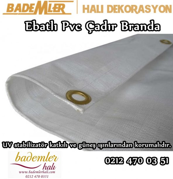 Ebatlı Su geçirmez Hazır Branda 3x3 Mavi Renk - Resim 4