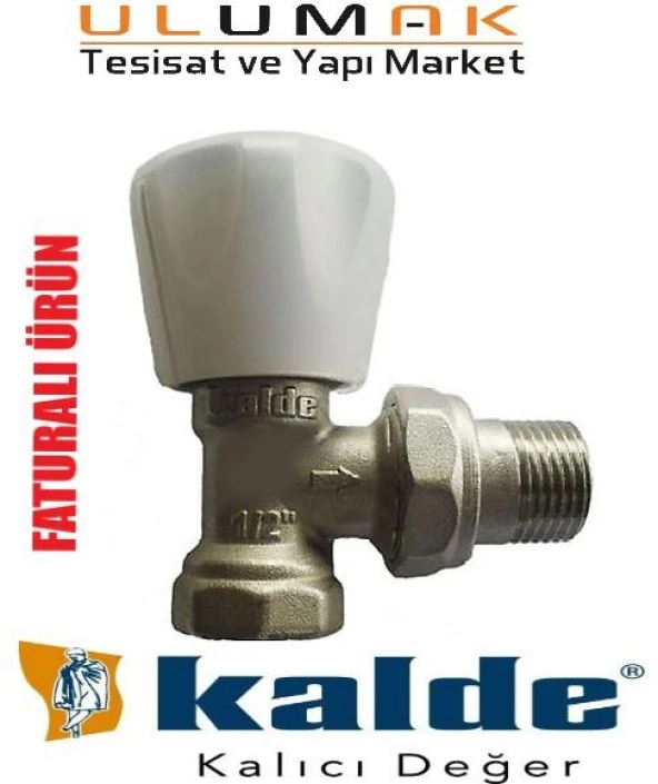RADYATÖR VANASI KÖŞE 1/2 KALDE ürün görseli 1