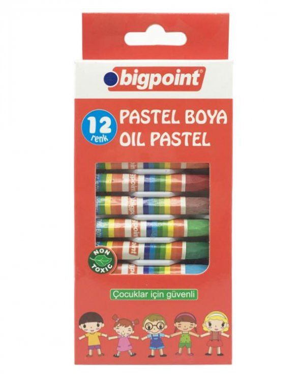 Bigpoint 12li Yağlı Pastel Boya Seti ürün görseli 1