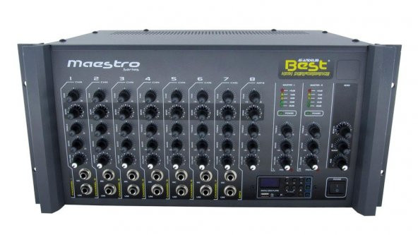 Best Maestro AN200SUT Anfi 2x200 Watt 8 Kanal Ekho + USB + Trafolu ürün görseli 1