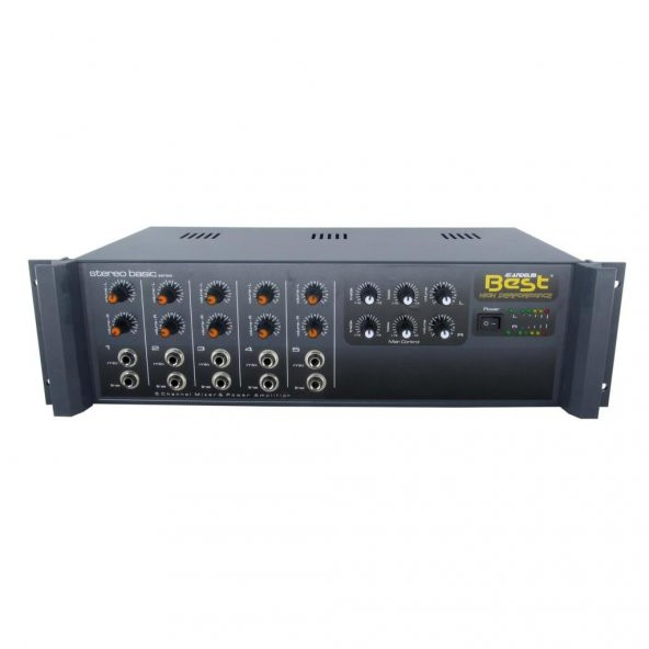 Best AN2150 Stereo Anfi 2x150 Watt 5 Mikrofon Girişli ürün görseli 1