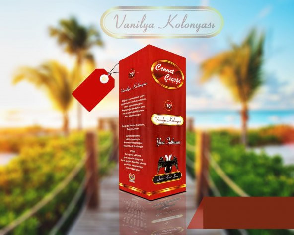 CENNET ÇİÇEĞİ Vanilya Kolonyası 500ml Pet ürün görseli 1